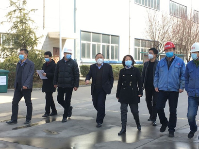 【陜重有限】市國資委巡視員許一雙一行檢查、指導陜重公司疫情防控工作